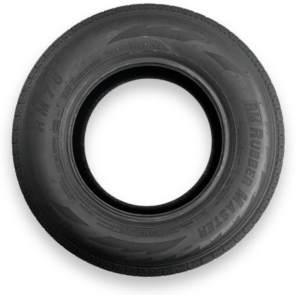 Rubbermaster ST205/75R14 Highway Rib 6 Ply Tubeless St Radial Trailer Tire 470205 - main